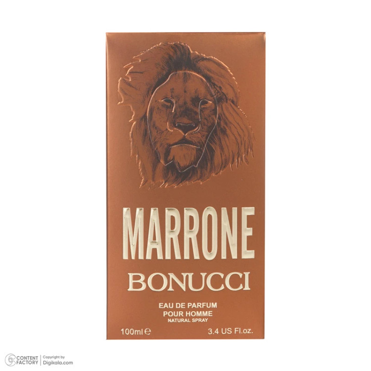 ادو پرفیوم مردانه بونوچی مدل MARRONE حجم 100 میلیلیتر