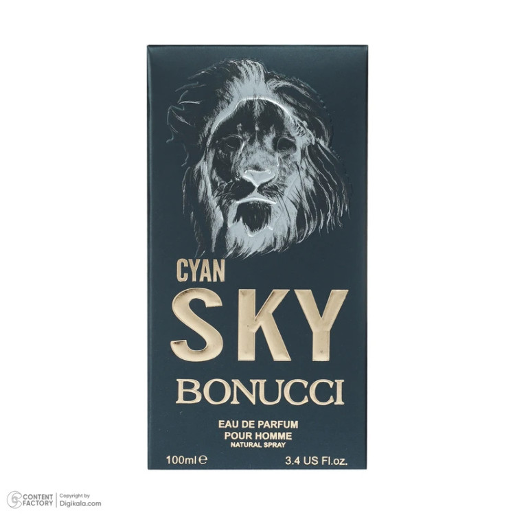 ادو پرفیوم مردانه بونوچی مدل CYAN SKY حجم 100 میلیلیتر