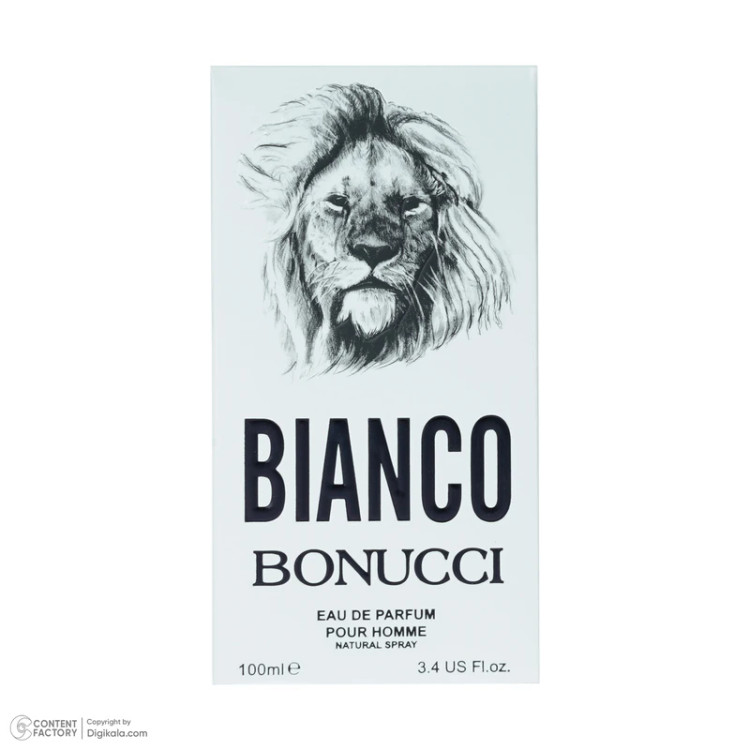 ادو پرفیوم مردانه بونوچی مدل Bianco حجم 100 میلی لیتر