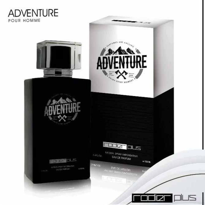 ادوپرفیوم مردانه رودیر پلاس RODIER PLUS مدل ادونچر ADVENTURE رایحه کرید اونتوس حجم 100 میلی لیتر