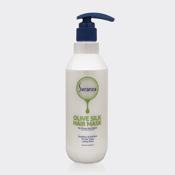 ماسک مو بعد از حمام زیتون سرانزا بدون ابکشی Seranza Olive Silk Hair Mask 440ml