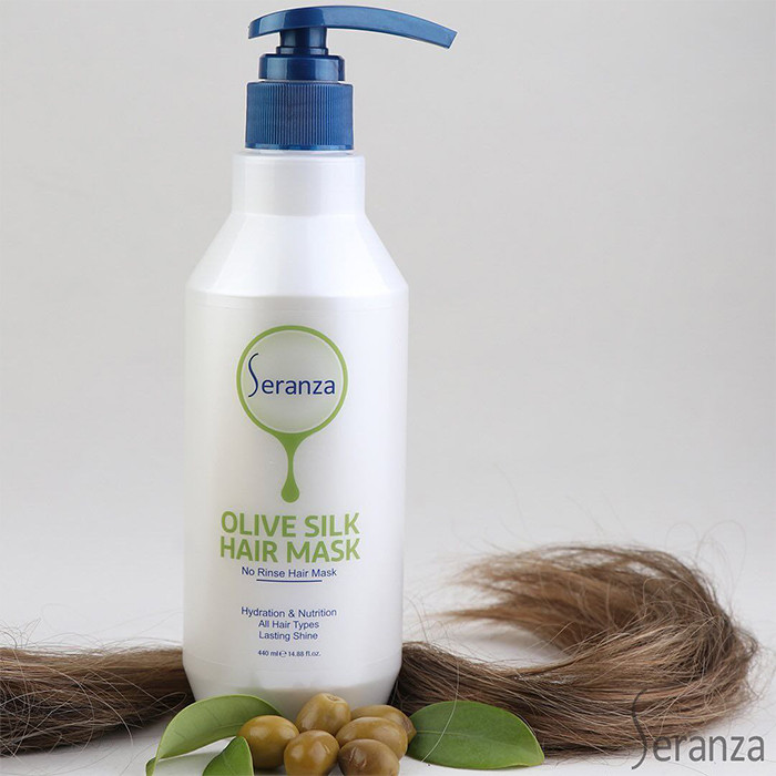ماسک مو بعد از حمام زیتون سرانزا بدون ابکشی Seranza Olive Silk Hair Mask 440ml