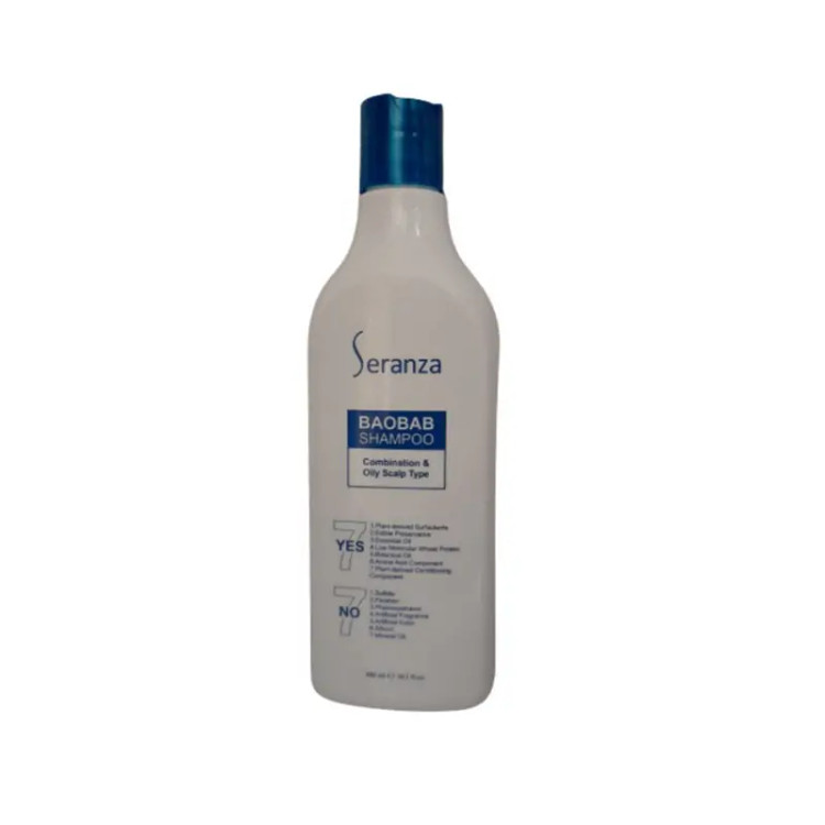 شامپو موهای چرب بائوباب سرانزا Seranza Baobab Shampoo 300mil