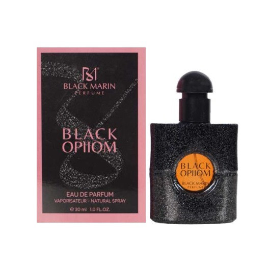 ادکلن جیبی زنانه بلک مارین BLACK MARIN مدل بلک اوپیوم BLACK OPIIOM حجم 30 میلی لیتر