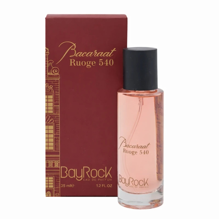 عطرمینی زنانه بایراک مدل Baccarat Rouge 540 با رایحه شیرین حجم 35 میلیلیتر یونیسکس