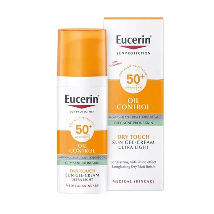 ژل کرم ضد آفتاب اوسرین دارای SPF50 مناسب پوست چرب حجم 50 میلی لیتر