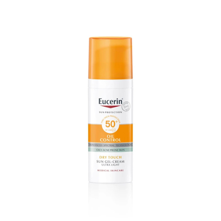 ژل کرم ضد آفتاب اوسرین دارای SPF50 مناسب پوست چرب حجم 50 میلی لیتر