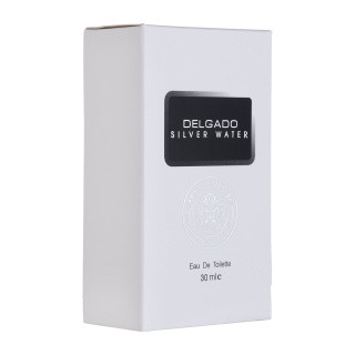 عطر جیبی مردانه دلگادو مدل Silver Water حجم 30 میلی لیتر