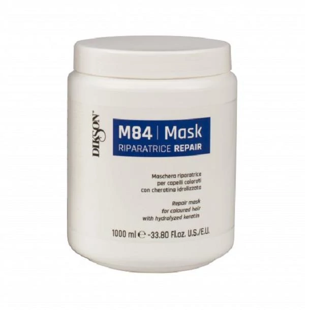 ماسک مو ترمیم کننده دیکسون مدل M84 فاقد سولفات مناسب مو رنگ شده 1000 میل ساخت ایتالیا