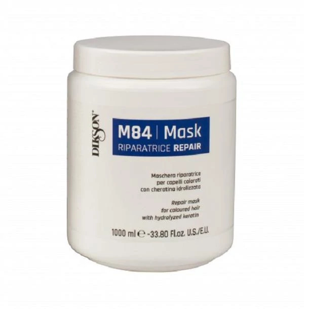 ماسک مو ترمیم کننده دیکسون مدل M84 فاقد سولفات مناسب مو رنگ شده 1000 میل ساخت ایتالیا