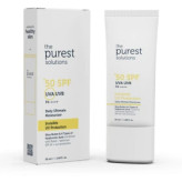 ضد آفتاب مرطوب کننده بی رنگ پوست خشک پیورست سولوشن purest