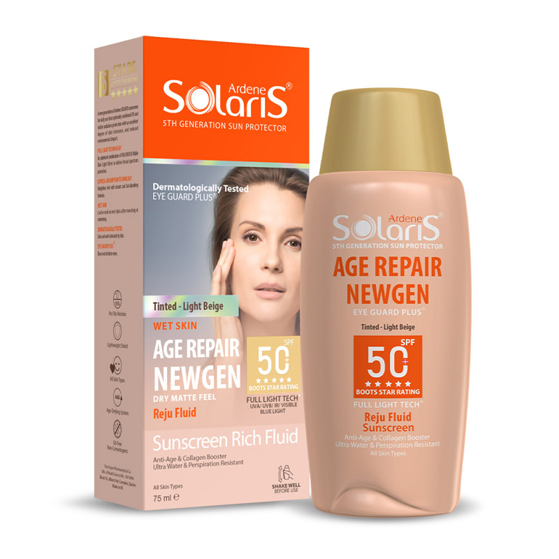 ضد آفتاب ضد چروک رنگی ایج ریپیر نیوژن ( بژ روشن ) +SPF50