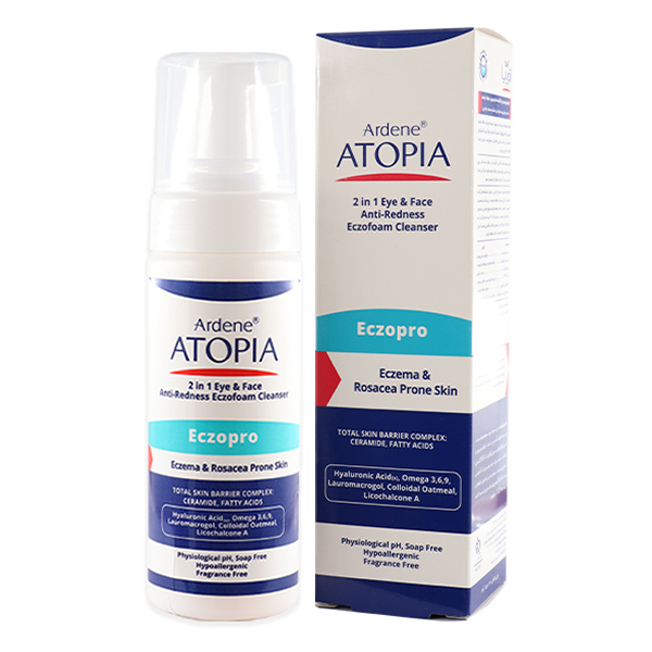 فوم شوینده ملایم صورت و اطراف چشم (ECZOPRO) آردن اتوپیا مناسب پوست خیلی خشک 150 میلی لیتر