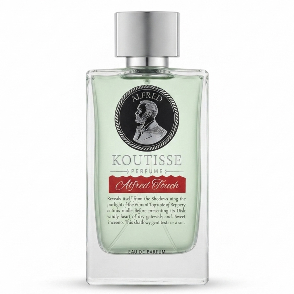 ادوپرفیوم مردانه کوتیس آلفردتاچ   Alfred Touch رایحه دودی و گرم ملایم شیرین 120میل غلظت اکستریت پرفیوم