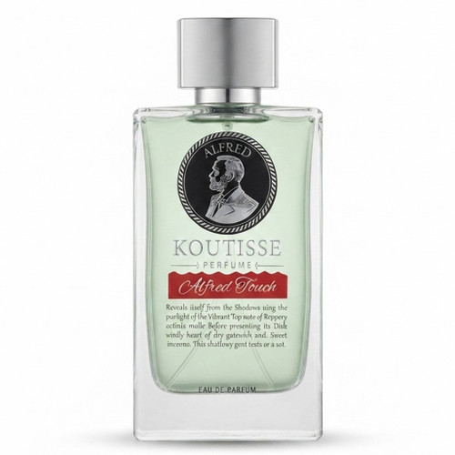 ادوپرفیوم مردانه کوتیس آلفردتاچ Alfred Touch رایحه دودی و گرم ملایم شیرین 120میل غلظت اکستریت پرفیوم