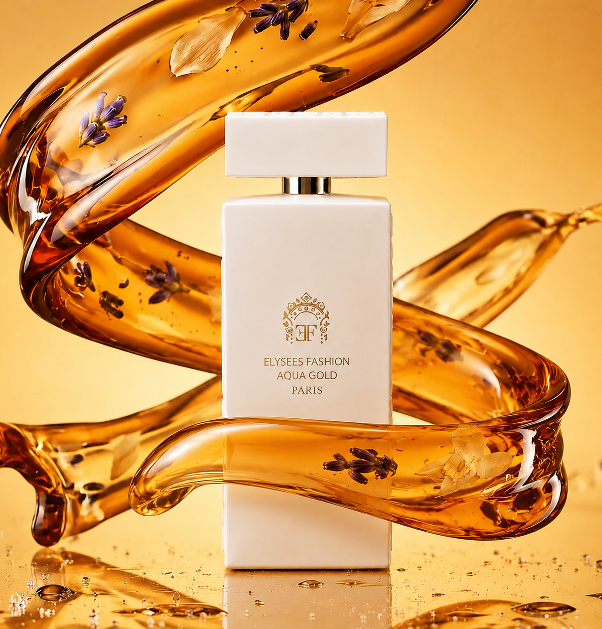 ادوپرفیوم  الیزه فشن آکوا گلد رایحه گرم وشیرین مشابه رایحه عطر ادکلن باربری گادس | Burberry Goddess حجم 100میل