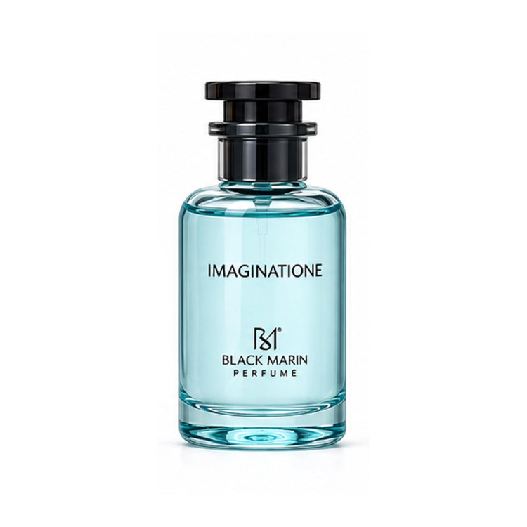 ادوپرفیوم جیبی مردانه بلک مارین مدل IMAGINATIONE رایحه لویی ویتون ایمجینیشن حجم 25 میل