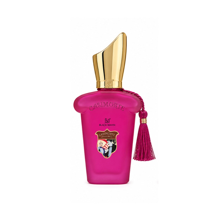 ادوپرفیوم مینی زنانه بلک مارین مدل GREEN BALO رایحه گرن بالو کازاموراتی رایحه خنک و شیرین ملایم حجم ۲۵ میل
