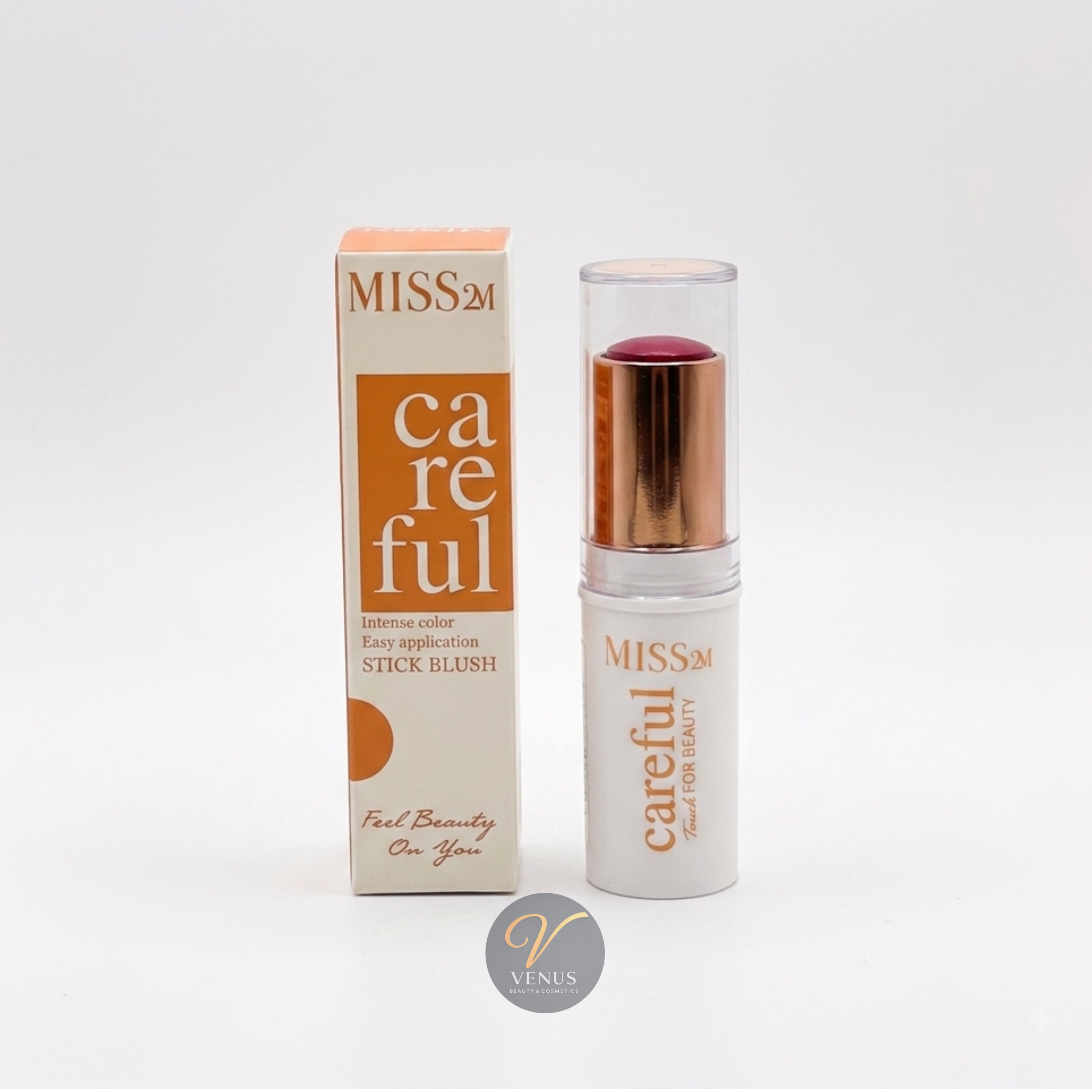 رژگونه استیکی میس 2 ام MISS 2M مدل careful - کد 02