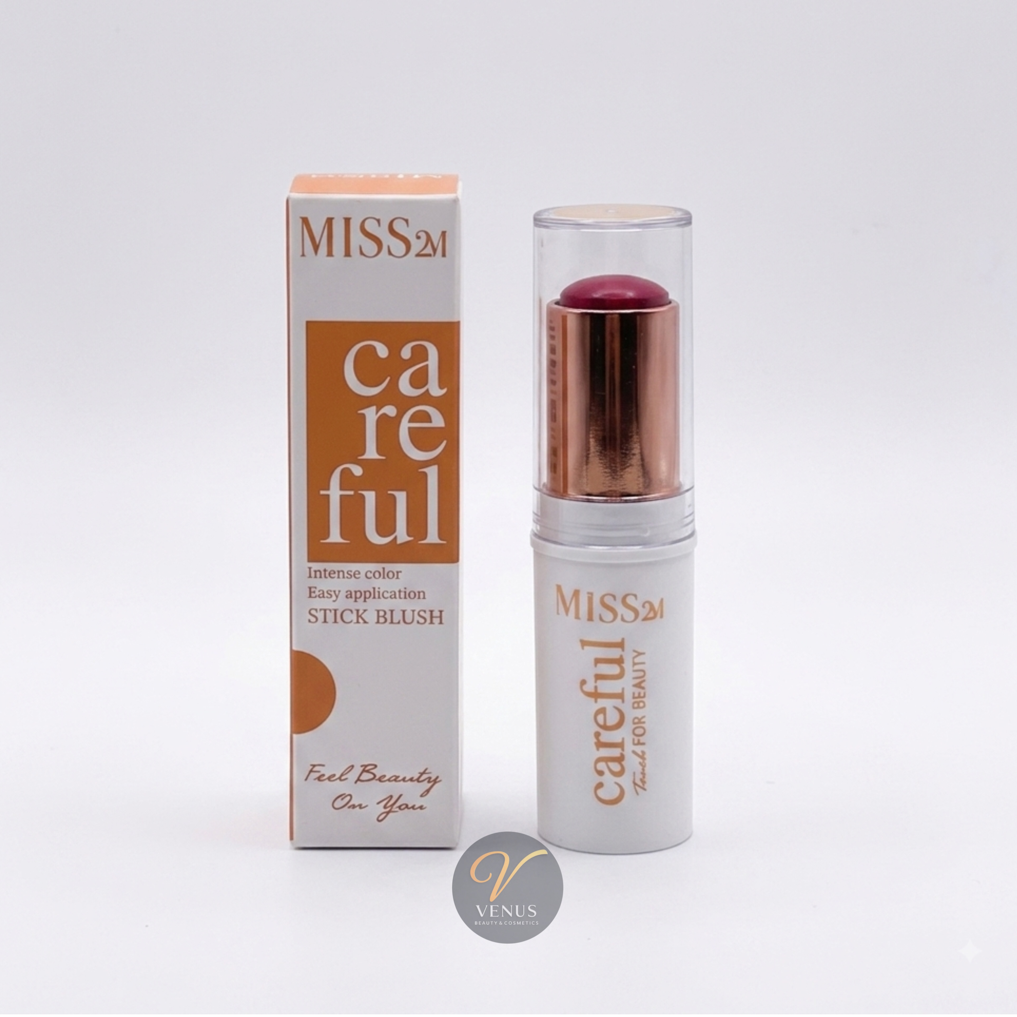 رژگونه استیکی میس 2 ام MISS 2M مدل careful - کد 03