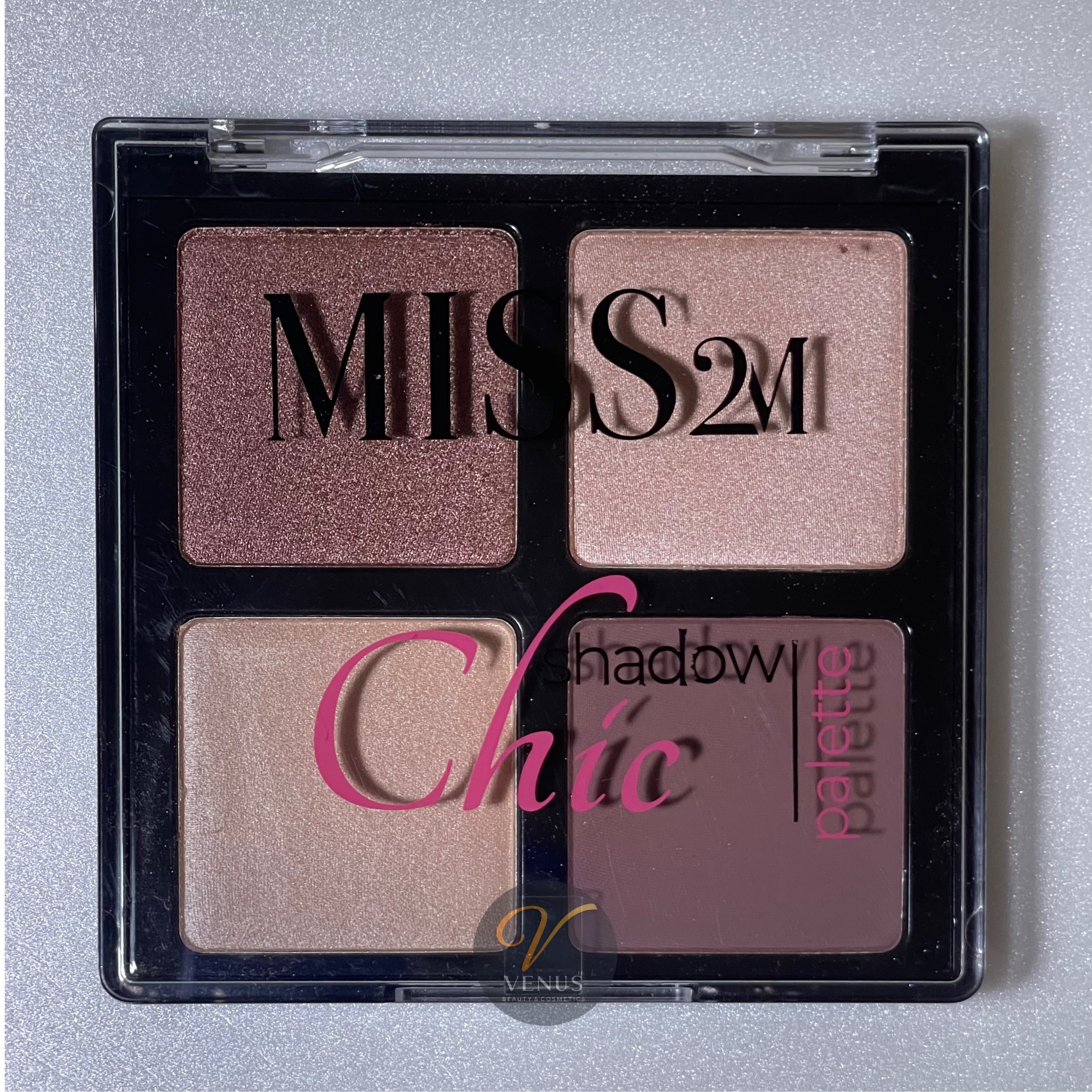 پالت سایه چشم ۴ رنگ MISS 2M مدل Chic کد 02-902