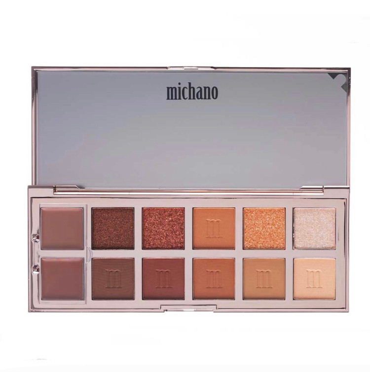 پالت سایه 12 رنگ COPPER GLOW میچانو MICHANO Eyeshadow Palette