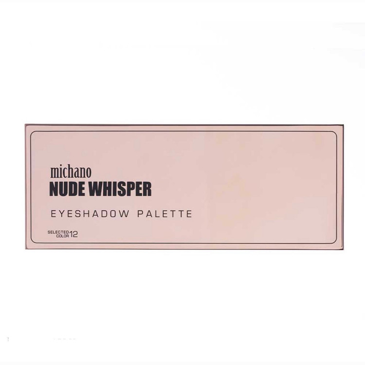 پالت سایه 12 رنگ NUDE WHISPER میچانو MICHANO Eyeshadow Palette