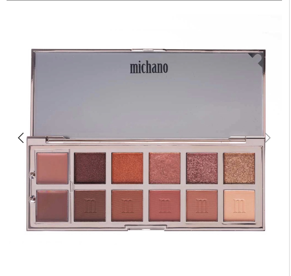 پالت سایه 12 رنگ DUSTY ROSE میچانو MICHANO Eyeshadow Palette