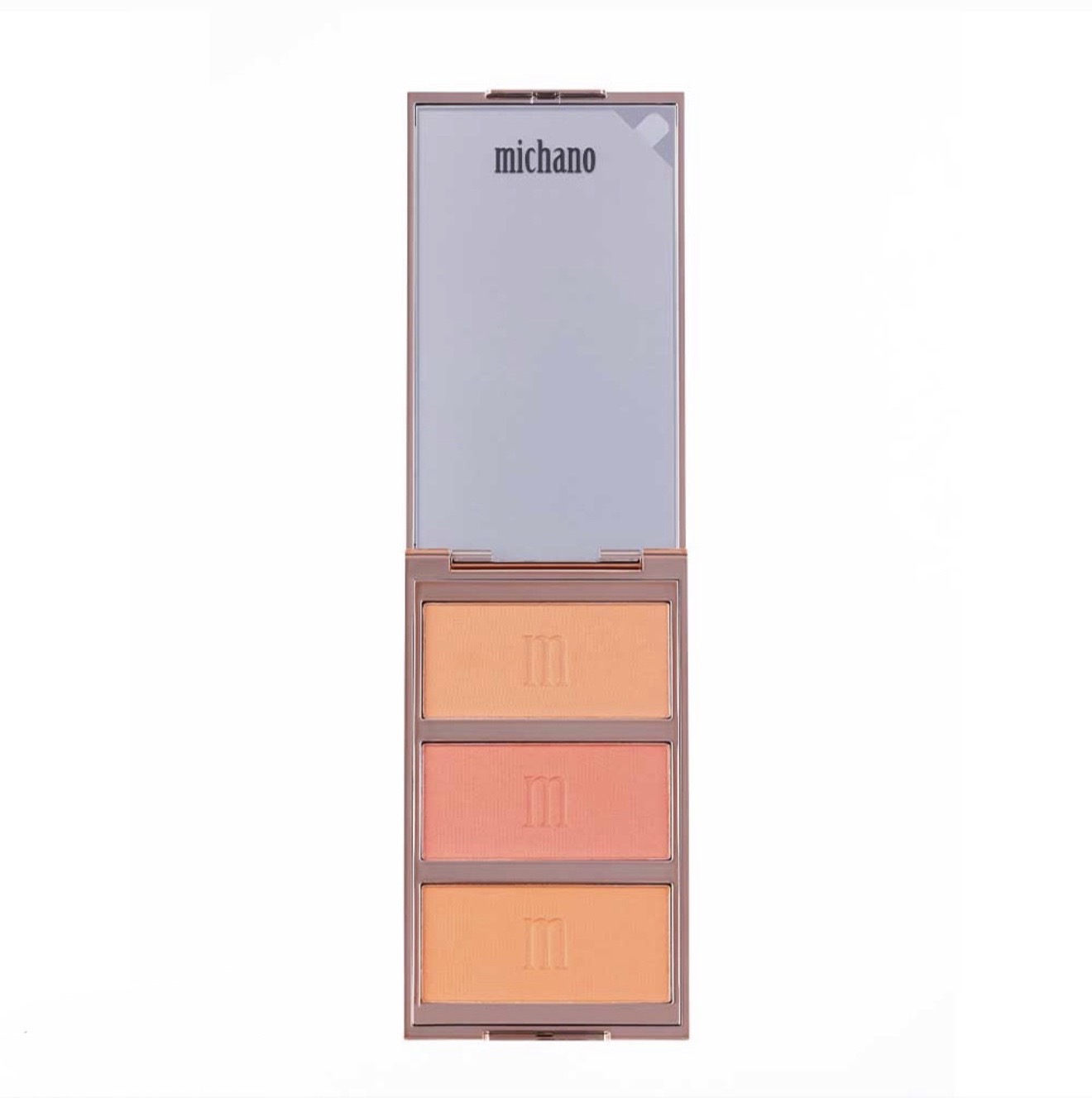 پالت رژگونه 3 رنگ شماره 410 میچانو MICHANO Blush Palette