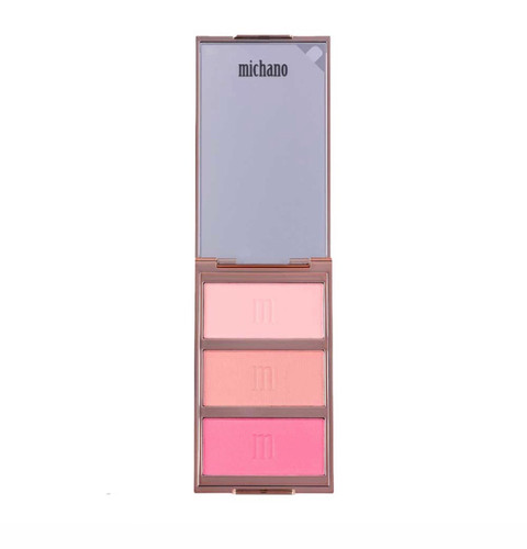 پالت رژگونه 3 رنگ شماره 420 میچانو MICHANO Blush Palette