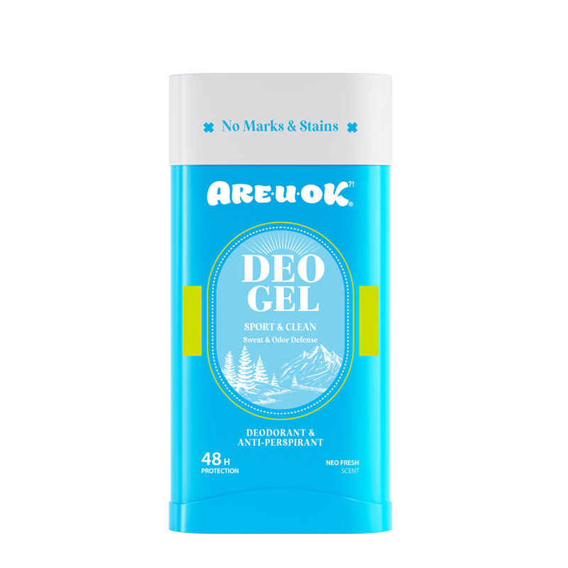 کرم ژل دئودورانت و ضد عرق آقایان مدل Sport & Clean آر یو اُکی؟! 48ساعته با حجم 75 میل رایحه خنک فرش