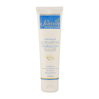 کرم نرم و مرطوب کننده ثمین حاوی اوسرین و اوره 5% حجم 100 میلی لیترمناسب پوست خشک و زبر مستعد خارش