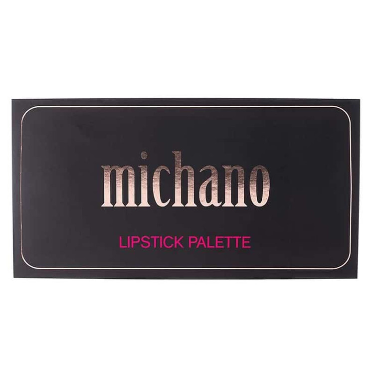 پالت رژ لب 18 رنگ میچانو michano